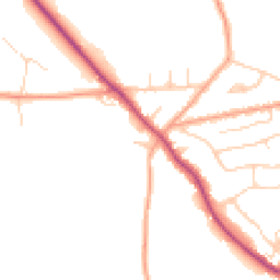 Daytime road noise heatmap for CM15 9JL