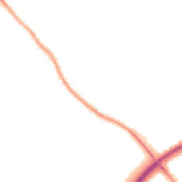 Night-time road noise heatmap for CM15 9LH