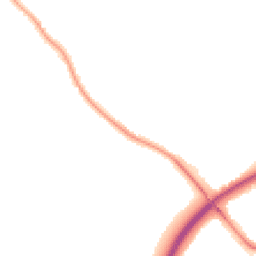 Night-time road noise heatmap for CM15 9LR