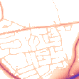 Daytime road noise heatmap for CM15 9LU