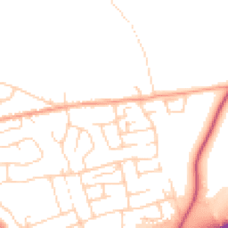 Daytime road noise heatmap for CM15 9QD