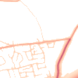 Daytime road noise heatmap for CM15 9QW