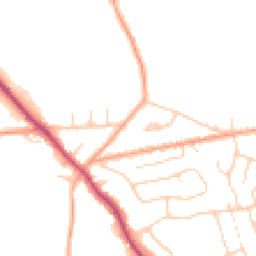 Daytime road noise heatmap for CM15 9RB