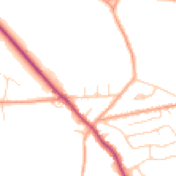 Daytime road noise heatmap for CM15 9RF