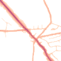 Daytime road noise heatmap for CM15 9RS