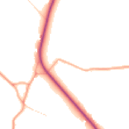 Daytime road noise heatmap for CM15 9SE