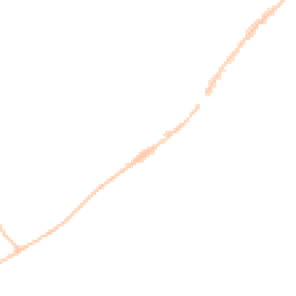 Night-time road noise heatmap for CM16 4BA