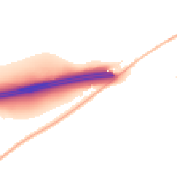 Night-time road noise heatmap for CM16 4DJ
