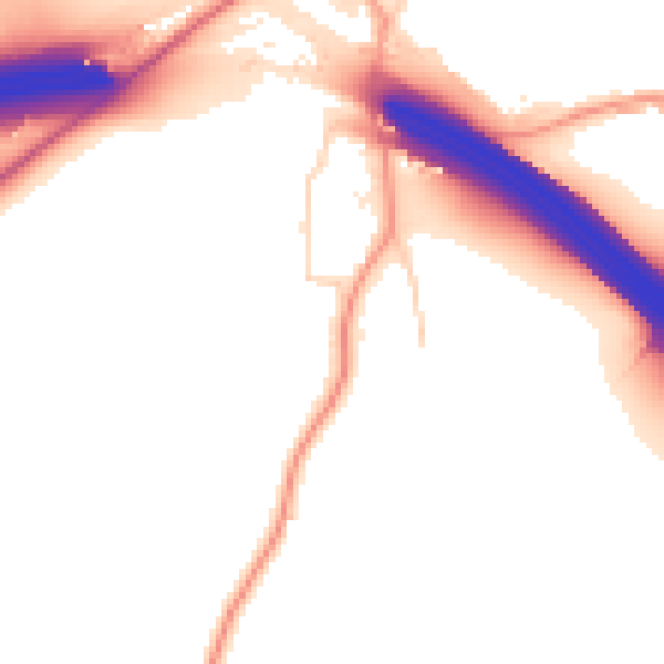 Daytime road noise heatmap for CM16 4EF