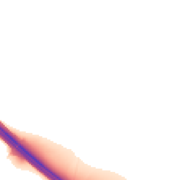 Night-time road noise heatmap for CM16 4JP