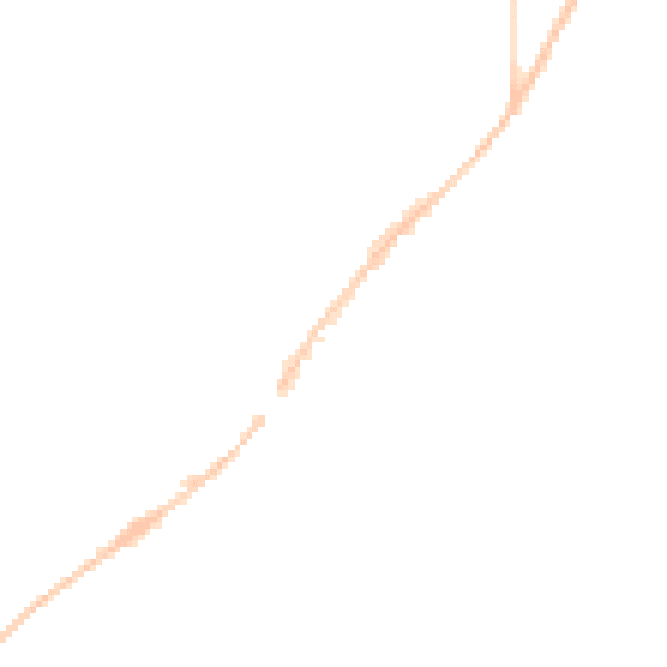 Night-time road noise heatmap for CM16 4LP