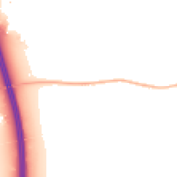 Night-time road noise heatmap for CM16 6BH