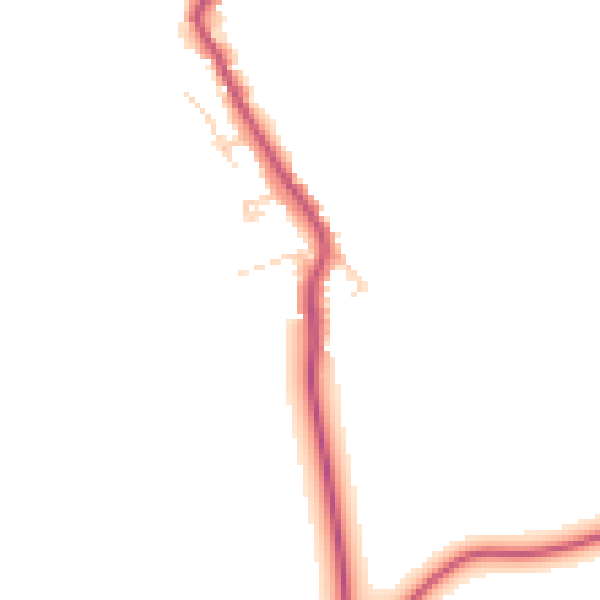 Daytime road noise heatmap for CM16 6GA