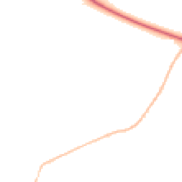 Night-time road noise heatmap for CM16 6JH