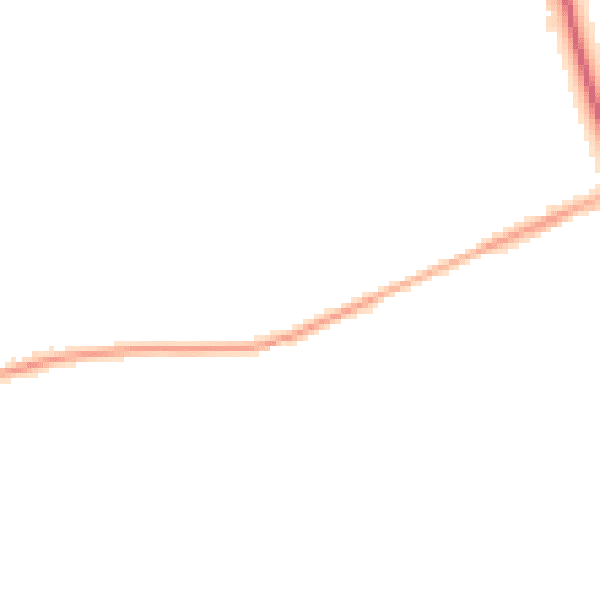 Daytime road noise heatmap for CM16 6NN