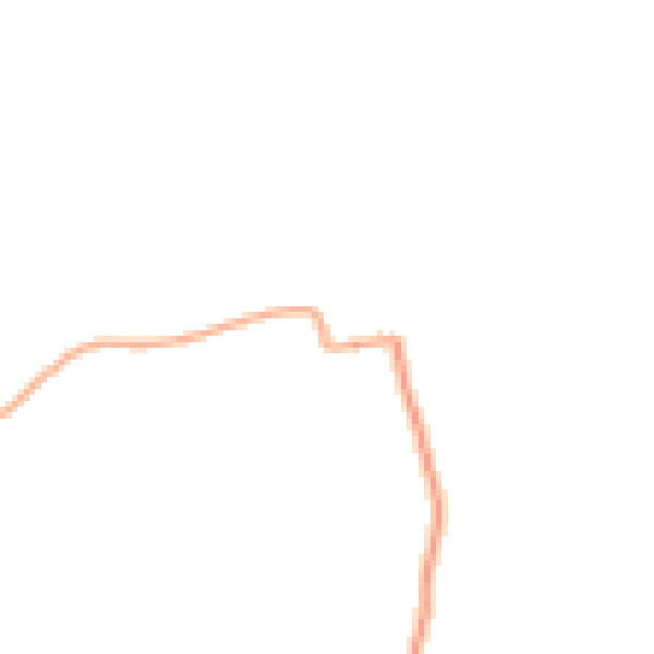 Night-time road noise heatmap for CM16 6PH