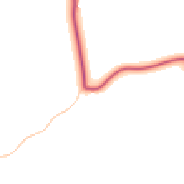 Daytime road noise heatmap for CM16 6PJ