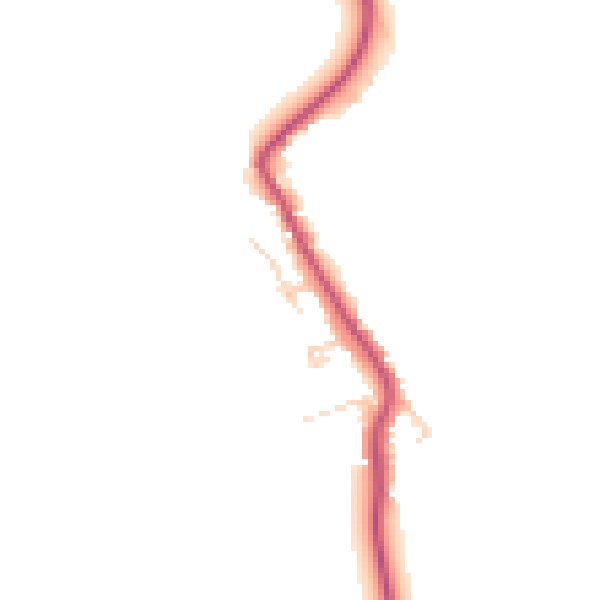 Daytime road noise heatmap for CM16 6PT