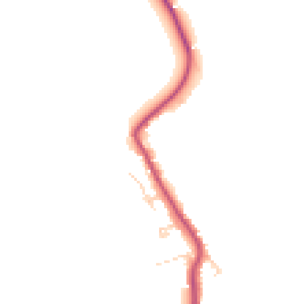 Daytime road noise heatmap for CM16 6PU