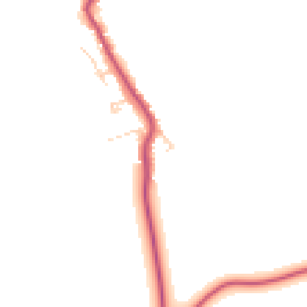 Daytime road noise heatmap for CM16 6PW
