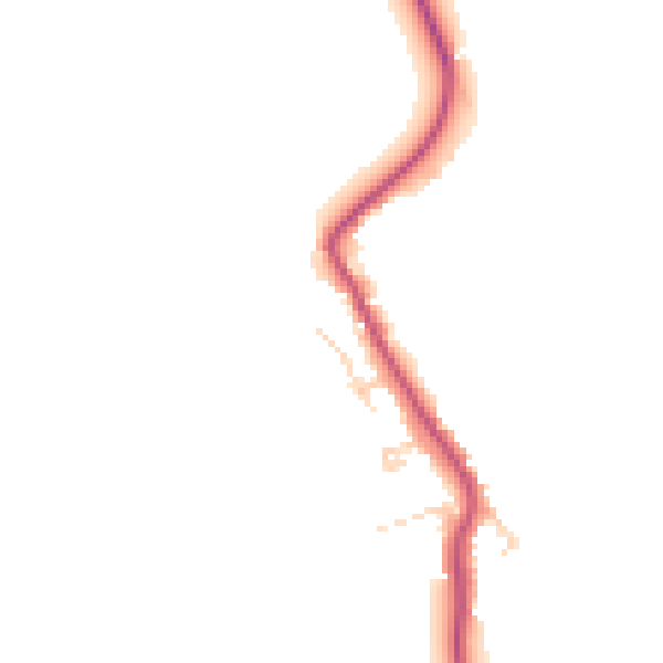 Daytime road noise heatmap for CM16 6QG