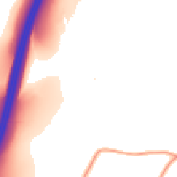 Daytime road noise heatmap for CM16 7FA