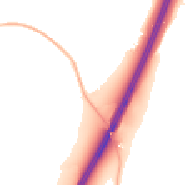 Night-time road noise heatmap for CM16 7NW