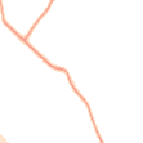 Daytime road noise heatmap for CM16 7PL