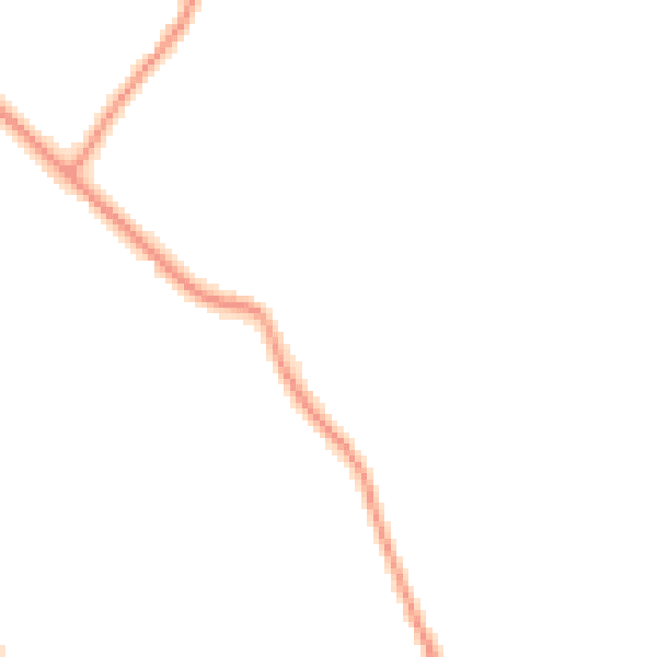 Daytime road noise heatmap for CM16 7PN