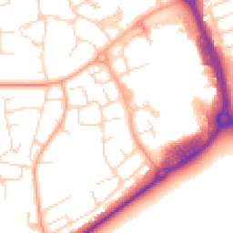 Daytime road noise heatmap for CM19 4AA