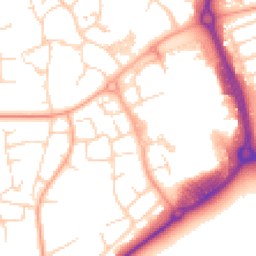 Daytime road noise heatmap for CM19 4AD