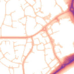 Daytime road noise heatmap for CM19 4AF