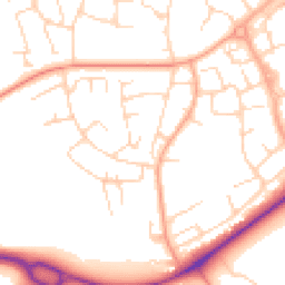 Daytime road noise heatmap for CM19 4BP