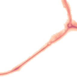 Night-time road noise heatmap for CM19 4DF