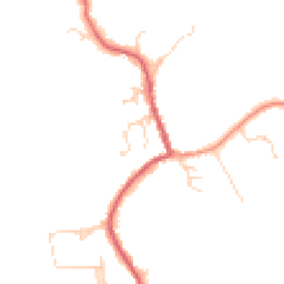 Daytime road noise heatmap for CM19 5ED