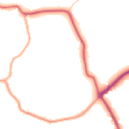 Daytime road noise heatmap for CM19 5FS