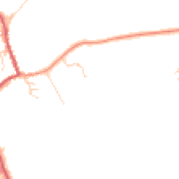 Daytime road noise heatmap for CM19 5FZ