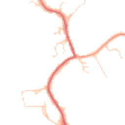 Daytime road noise heatmap for CM19 5HR