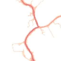 Daytime road noise heatmap for CM19 5HS