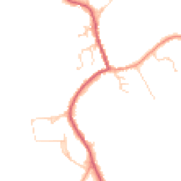 Daytime road noise heatmap for CM19 5HW
