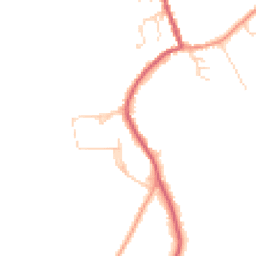 Daytime road noise heatmap for CM19 5HX