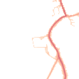 Daytime road noise heatmap for CM19 5HY