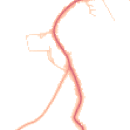 Daytime road noise heatmap for CM19 5JD
