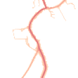 Daytime road noise heatmap for CM19 5JE