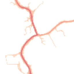Daytime road noise heatmap for CM19 5JQ