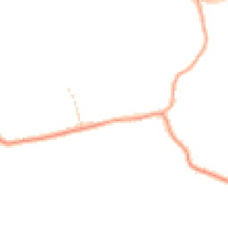Daytime road noise heatmap for CM19 5JU