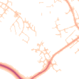 Daytime road noise heatmap for CM19 5QT