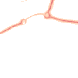 Night-time road noise heatmap for CM19 5RA