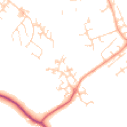Daytime road noise heatmap for CM19 5SH