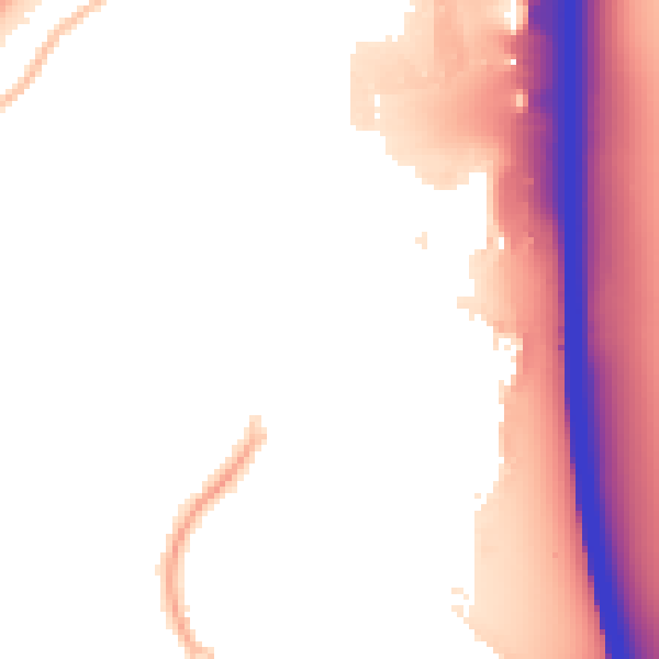 Night-time road noise heatmap for CM2 6GA